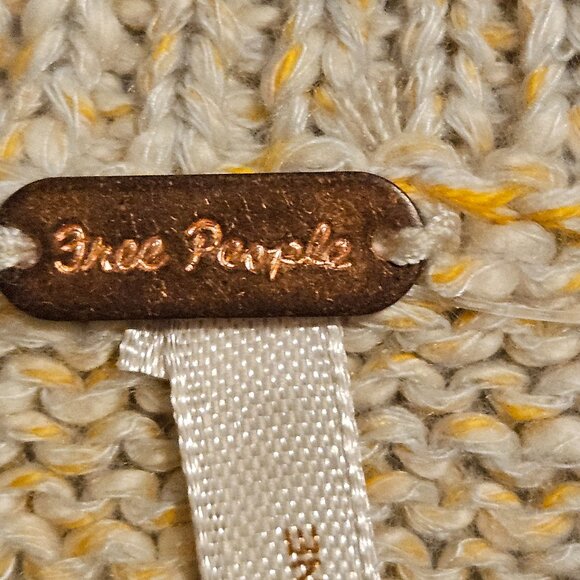 Free People Mont Blanc Long Sleeve Mini Sweater Dress Size Medium - Picture 4 of 13